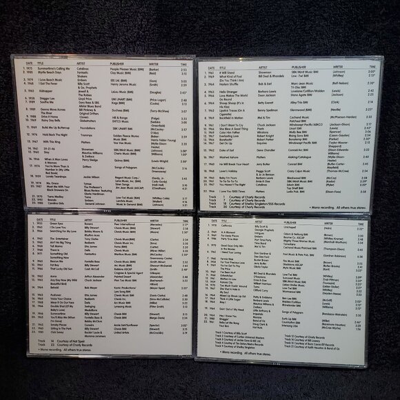 VINTAGE BEACH MUSIC ANTHOLOGY ORIGINAL (VOLUME 1): FOUR COMPACT DISCS, 90 CUTS - Picture 4 of 10